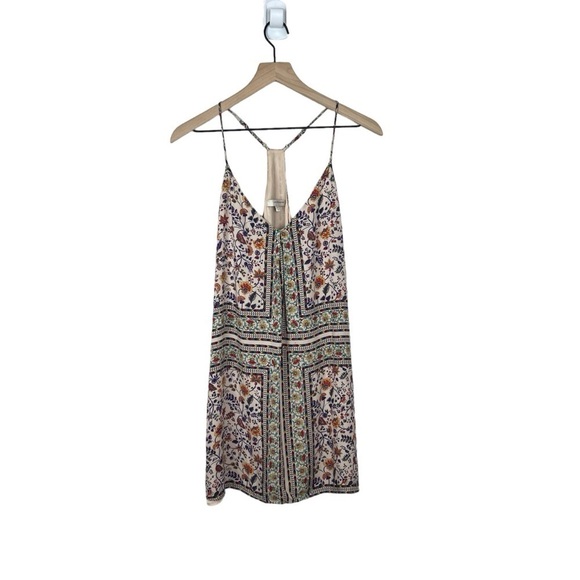 Lavender Brown Boho Racerback Sleeveless Dress - Picture 1 of 5